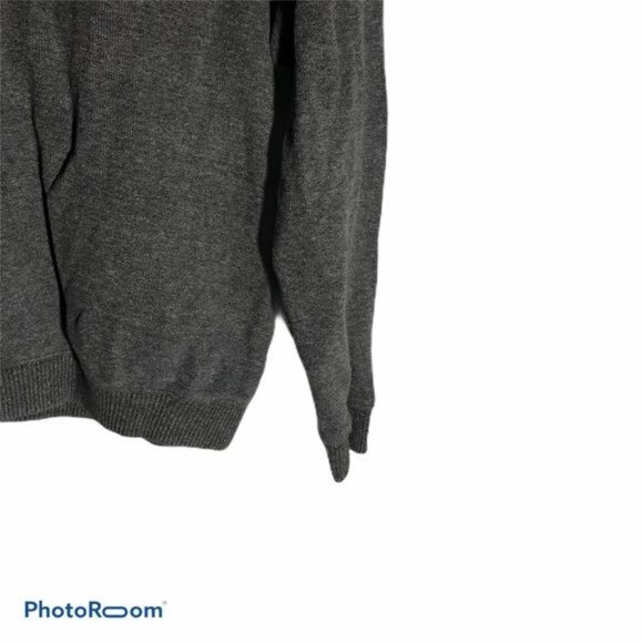 tasso elba gray turtle neck sweater long sleeve cotton medium armpit to armpit 2 - Picture 4 of 8